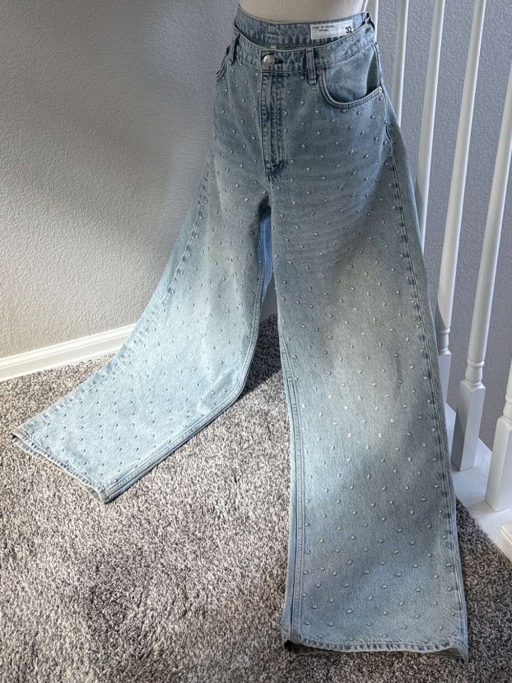 ✨ Rag & Bone New York Pearl Studded Jeans ✨